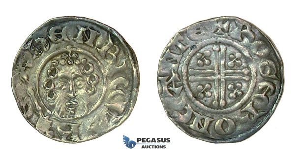 G17, Britain, Henry III (1216-1272) Short Cross Penny ND, Cantebury, Silver (1.47g) Very Nice