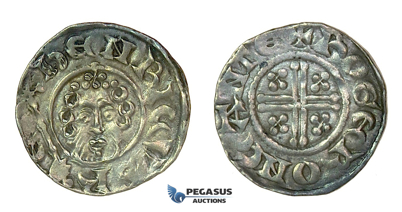 G17, Britain, Henry III (1216-1272) Short Cross Penny ND, Cantebury, Silver (1.47g) Very Nice
