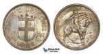 G87, Portugal, 10 Escudos 1928 (Batle of Ourique) Silver, Toned Top Grade!