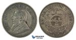 H05, South Africa (ZAR) 2 1/2 Shillings 1896, Dark Toning! Uncleaned!