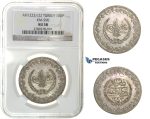 H20, Ottoman Empire, Turkey, Mahmud II, 100 Para AH1223/22, Qustantiniya, NGC AU58