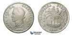 H39, Bolivia, 8 Soles 1860 PTS/FJ, Potosi, Silver