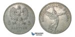 H55, Poland, 5 Zlotych 1928 "Nike" Silver, Warsaw