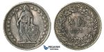 H64, Switzerland, 1/2 Franc 1878-B, Bern, Silver, Nice!