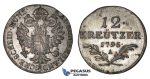 I93, Austria, Francisc II, 12 Kreuzer 1795-A, Vienna, Silver, High Grade!