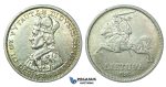 J09, Lithuania, 10 Litu 1936, Silver
