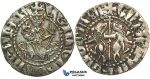 J30, Cilician Armenia, Royal, Levon I (1198-1219) AR Tram (2.89g) Great Patina & High Grade!