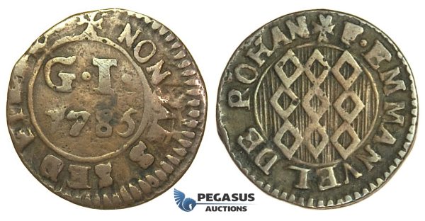 J52, Malta, Emanuel de Rohan, Grano 1785, Nice!