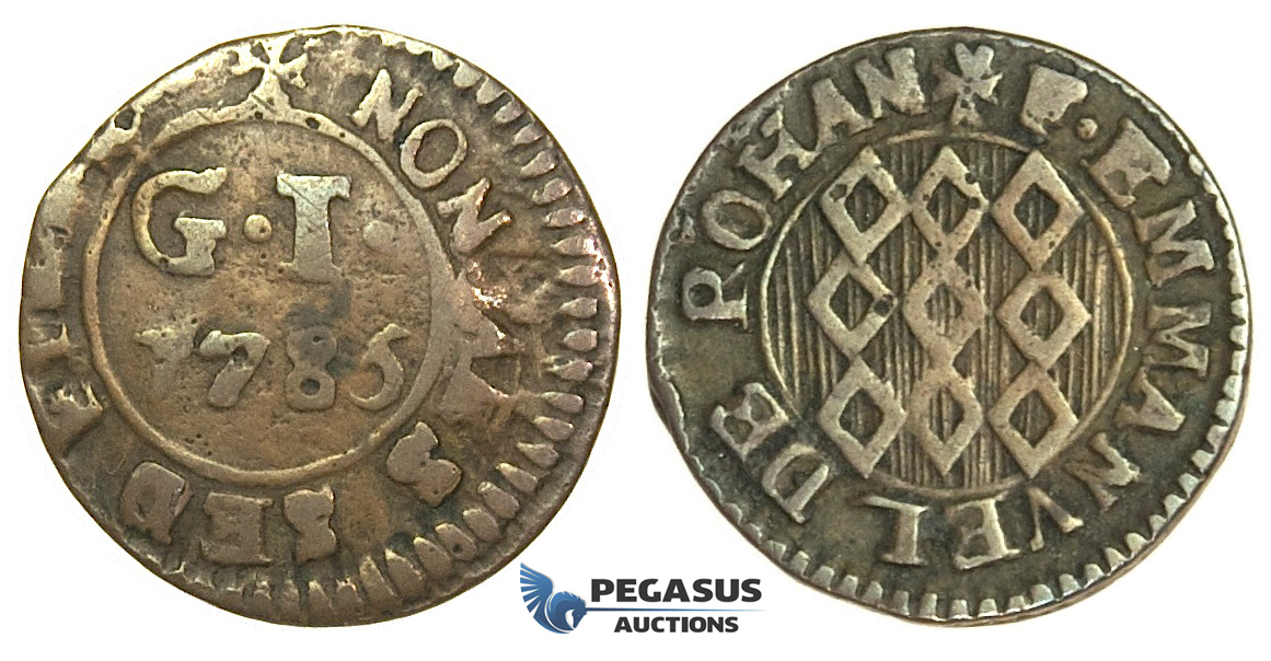 J52, Malta, Emanuel de Rohan, Grano 1785, Nice!