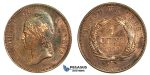 J97, Liberia, ESSAI 1 Cent 1890, Specimen Strike, Red Brown