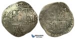 K95, Bolivia, Philip II, Cob 8 Reales ND (Great Module) Essayer P-B, Potosi, Silver (27.42g) No Corrosion