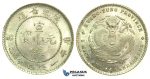 K98, China, Kwangtung, 20 Cents ND (1909-11) Silver, Brilliant UNC