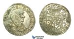 L02, Germany, Saxony, Johann Georg II, 1/3 Taler 1672-CR, Dresden, Silver (9.73g) Top Grade