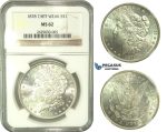 L26, United States, Morgan Dollar 1878 7/8TF Weak, Silver, NGC MS62