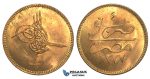 L70, Ottoman Empire, Egypt, Abdulaziz, 4 Para AH1277/4, Misr, Mint State!