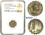 L81, Roman Republic, C. Mamilius Limetanus (82 BC) AR Denarius Serratus 82 BC (4.04g) Rome, Lovely Patina, NGC MS