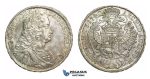 L85, Hungary, Charles VI, Taler 1740-KB, Kremnitz, Silver (28.59g) partial toned aUNC
