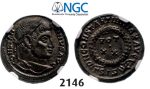 Lot: 2146. Roman Empire, Constantine I, 307-337 AD, Æ3 (Nummus) (Struck 321-324) Siscia, Billon (3.27g), NGC MS
