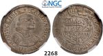 Lot: 2268. Austria, Olmutz, Karl II von LiechtensteinCastelcorn, 1664-1695,, 6 Kreuzer 1674, Silver, NGC MS63