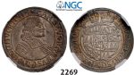 Lot: 2269. Austria, Olmutz, Karl II von LiechtensteinCastelcorn, 1664-1695, 6 Kreuzer 1675, Silver, NGC MS63