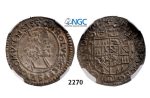 Lot: 2270. Austria, Olmutz, Karl II von LiechtensteinCastelcorn, 1664-1695, 3 Kreuzer 1669, Silver, NGC MS63