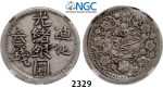 Lot: 2329. China, Sinkiang Province, 3 Miscals AH1324 (1906) Urumchi, Silver, NGC XF45