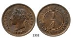 Lot: 2352. Cyprus, Victoria, 1837-1901, ¼ Piastre 1879, London, Copper