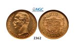 Lot: 2362. Denmark, Frederik VIII, 1906-1912, 10 Kroner 1909-VBP/GJ, Copenhagen, GOLD, NGC MS65