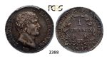 Lot: 2388. France, Napoleon as First Consul, 1799-1804, Franc AN 12-A (1803-04) Paris, Silver, PCGS AU58