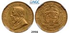 Lot: 2998. South Africa, Zuid­-Afrikaansche Republiek (ZAR), Pond 1900, GOLD, NGC AU58