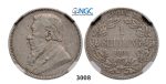 Lot: 3008. South Africa, Zuid­-Afrikaansche Republiek (ZAR), Shilling 1893, Silver, NGC VF30