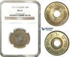 M14, Palestine, 10 Mils 1927, NGC MS63