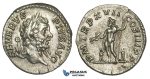 N96, Roman Empire, Septimius Severus (193-211 AD) AR Denarius (3.05g) 210 AD, Rome, Jupiter, High Grade!