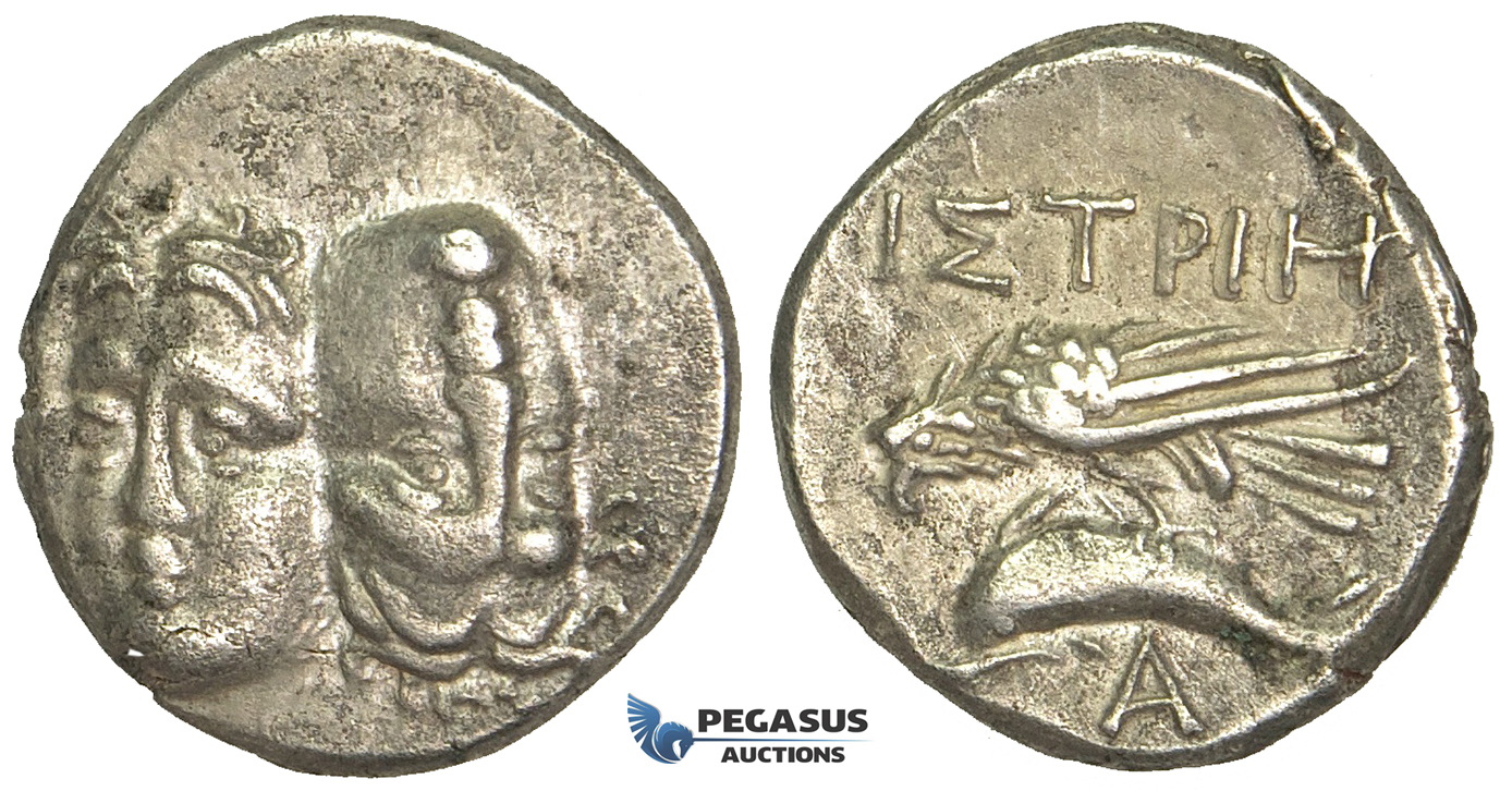 O38, Thrace (Moesia Inferior) Istros (ap. 400-350 BC) AR Stater (5.09g) Well centered!