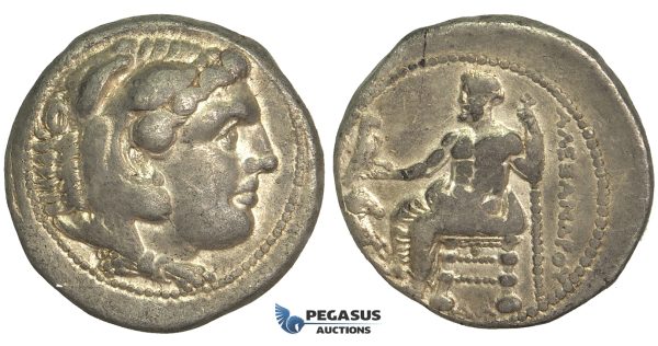 O39, Macedonian Kingdom, Alexander III (336-323 BC) AR Tetradrachm (16.94g) Damascus