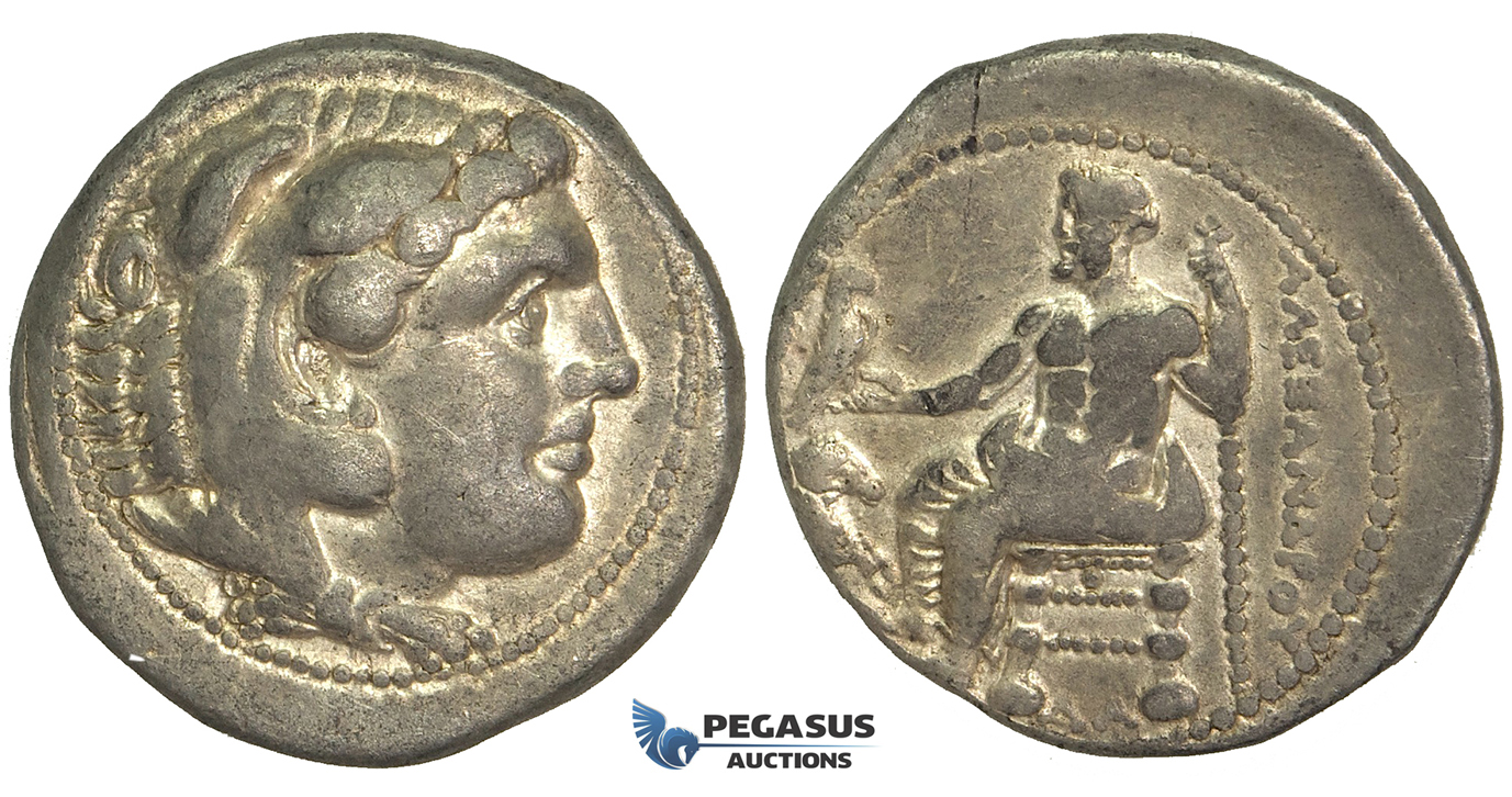 O39, Macedonian Kingdom, Alexander III (336-323 BC) AR Tetradrachm (16.94g) Damascus