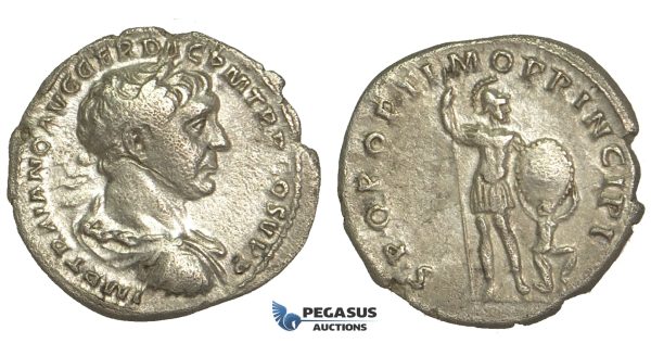 O68, Roman Empire, Trajan (98-117 AD) AR Denarius (2.83g) Struck 106-107 AD, Rome, Dacian