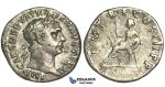 O70, Roman Empire, Trajan (98-117 AD) AR Denarius (2.76g) Struck 98-99 AD, Rome, Abundantia