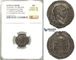 P62, Roman Empire, Diocletian (284-305 AD) AR Argenteus (3.15g) Rome, Campgate, NGC AU