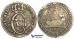 R09, Danish West Indies, Christian VII, 12 Skilling 1767, Kongsberg, Silver, few scratches, H 8