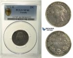 R109, Canada, Victoria, 25 Cents 1872-H, Heaton, Silver, PCGS XF40