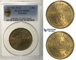 R132, Denmark, Christian X, 2 Kroner 1925-HCN/GJ, Copenhagen, PCGS MS65