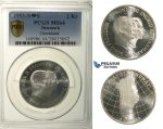 R136, Denmark, Frederik IX, 2 Kroner 1953 (Greenland) Silver, Copenhagen, PCGS MS64