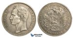 R372, Venezuela, 5 Bolivares 1935, Silver, Good details!