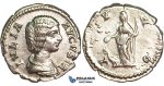 R398, Roman Empire, Julia Domna, Augusta (194-217 AD) AR Denarius (2.91g) Rome, IVNO