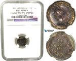 R439, Netherlands, Wilhelmina, 10 Cents 1892, Utrecht, Silver, NGC UNC