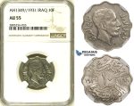 R729, Iraq, Faisal I, 10 Fils AH1349/1931, NGC AU55