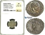 R85, Roman Empire, Elagabal (218-222 AD) AR Denarius (3.24g) Rome, 221-222 AD, SOLIS, NGC MS