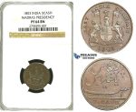 S26, East India Company, Madras Presidency, 5 Cash 1803, NGC PF64BN