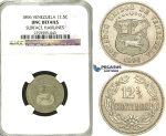 S55, Venezuela, 12 1/2 Centimos 1896, NGC UNC